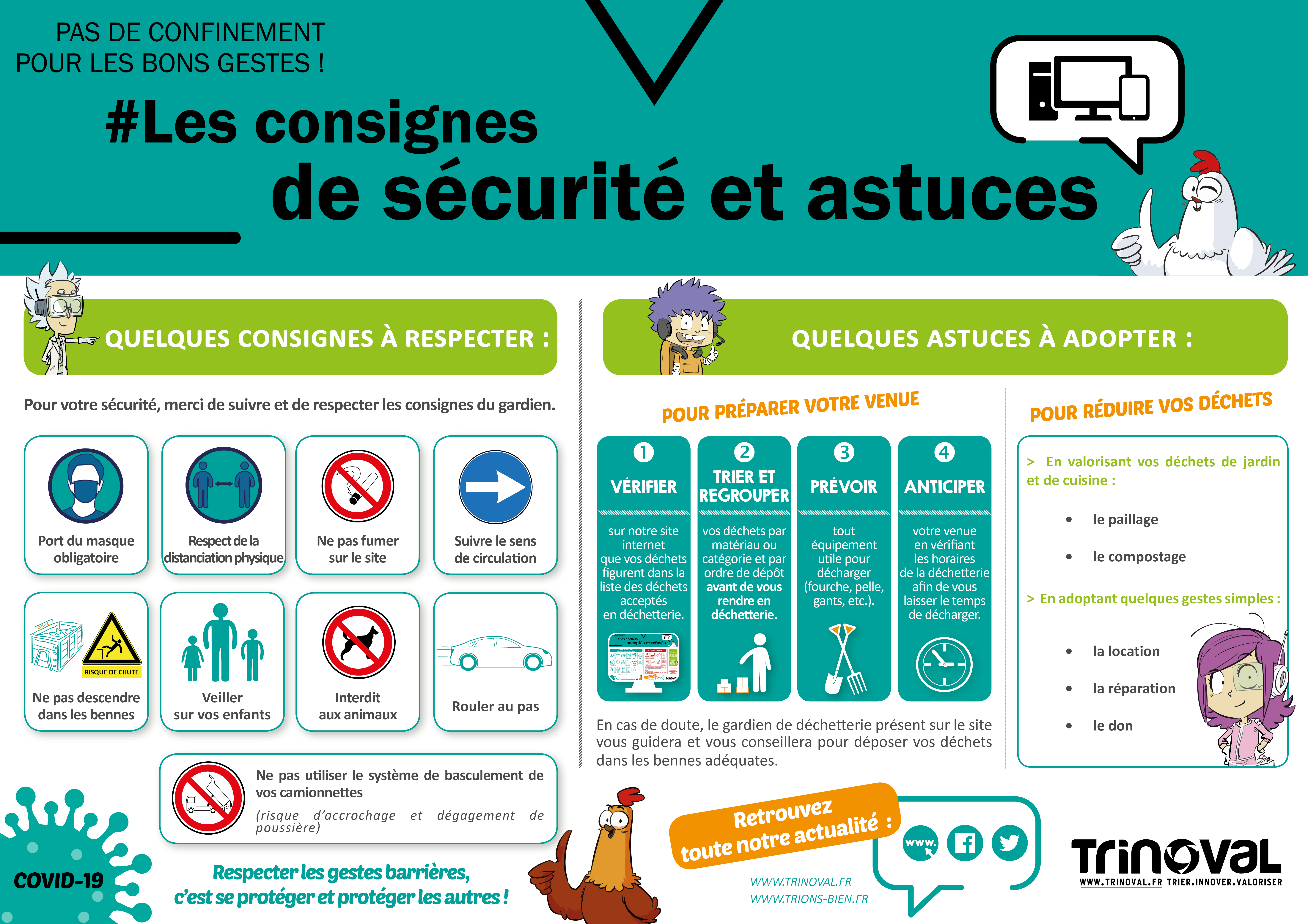 Affiche consignes et astuces